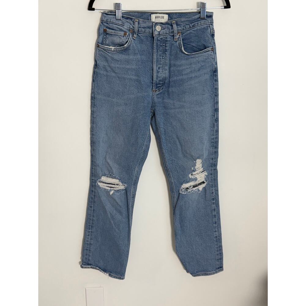 Agolde High‎ Rise Straight Crop Jeans size 26